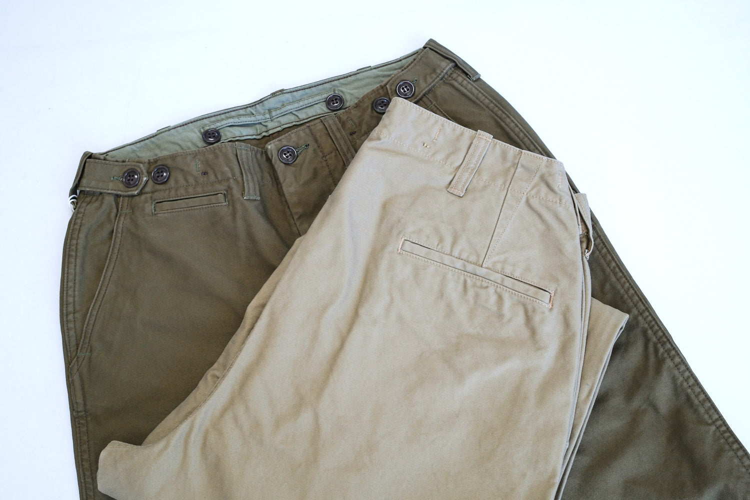 Freewheelers "M-1943" Military Back Satin Trousers
