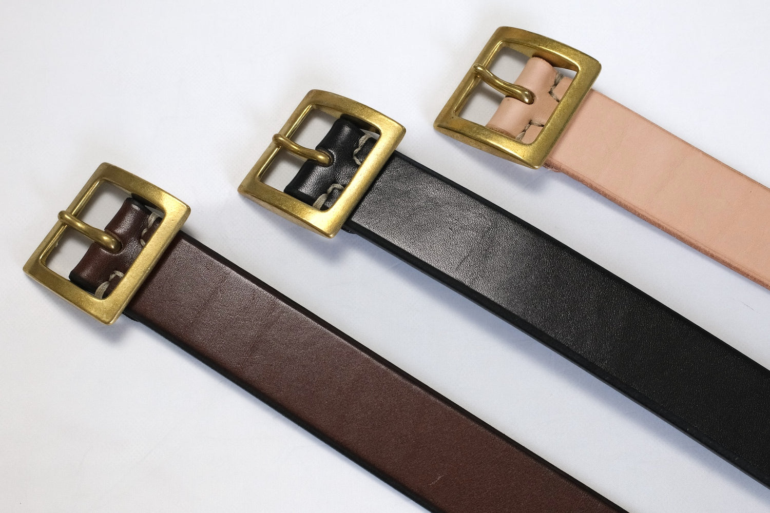 Accell Co. X Ginkawaten X CORLECTION 'Garrison' Full Grain Cowhide Belt