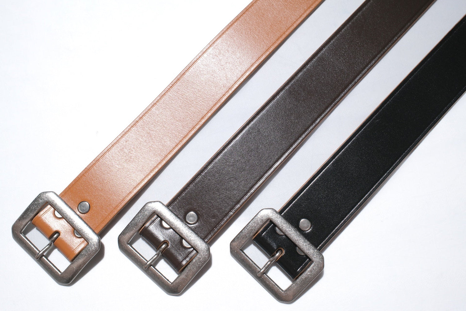 Stevenson Overall Co. 'Garrison' Genuine Cowhide Belt