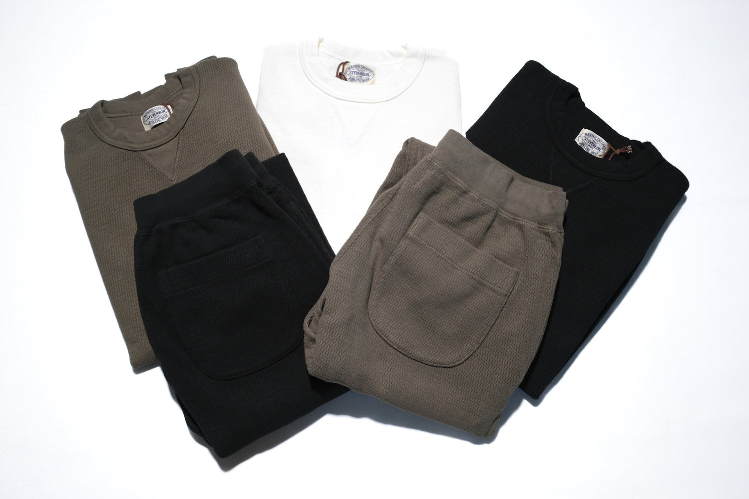 Stevenson Overall Co. Heavyweight Waffle Thermal Sweatshirt