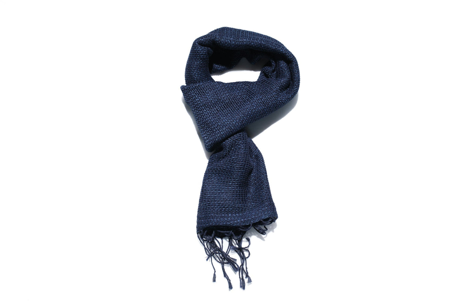 UES Indigo Dyed "Waffle Denim" Scarf