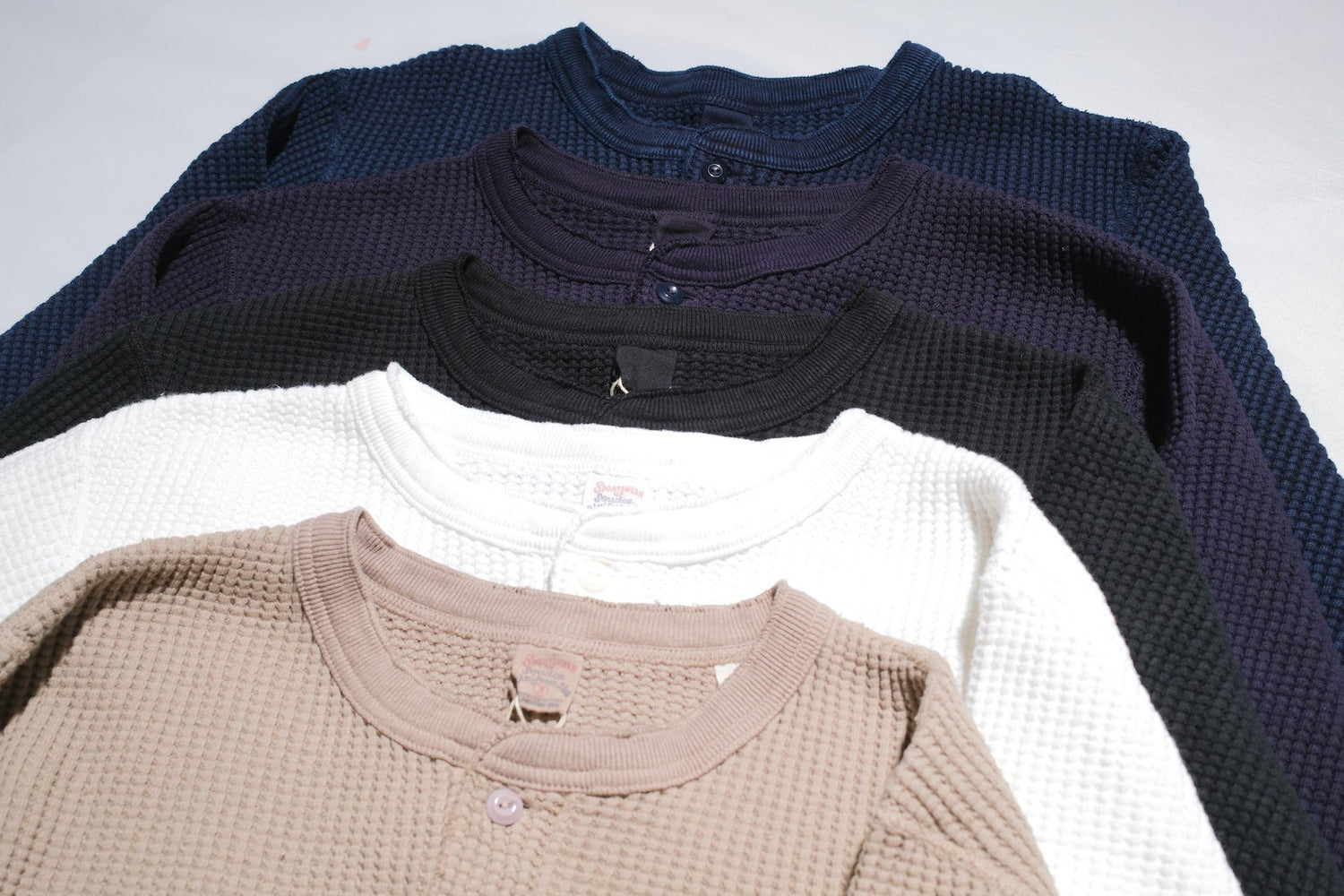UES Ultra Heavyweight "Big Waffle" L/S Henley Thermal
