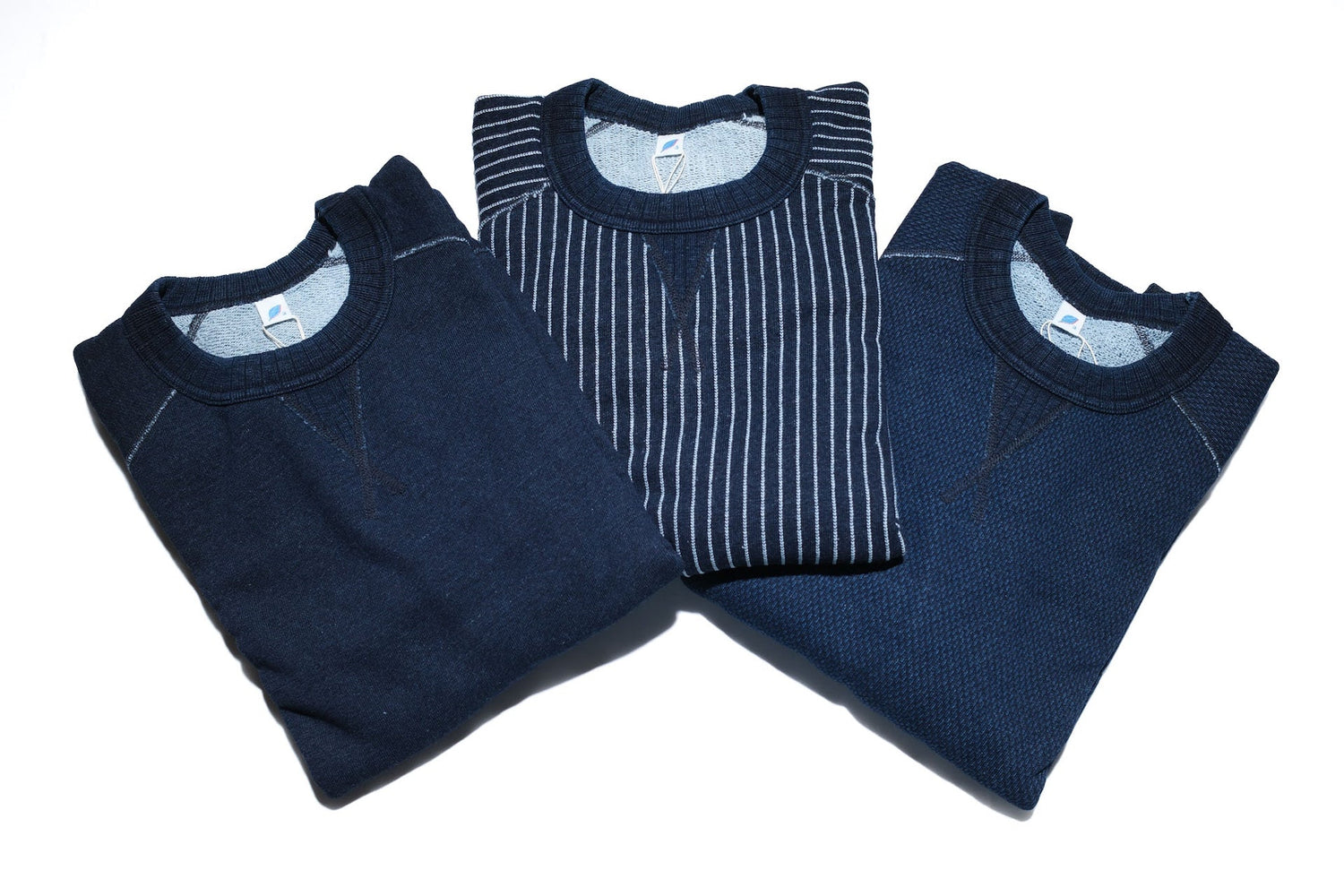 Pure Blue Japan Indigo Dyed Raglan Sweatshirt