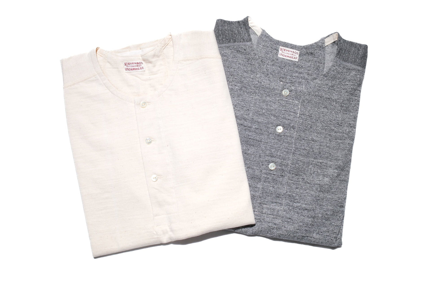 Stevenson Overall Co. 7oz Super Slow Loopwheeled SideFlex Henley Tee