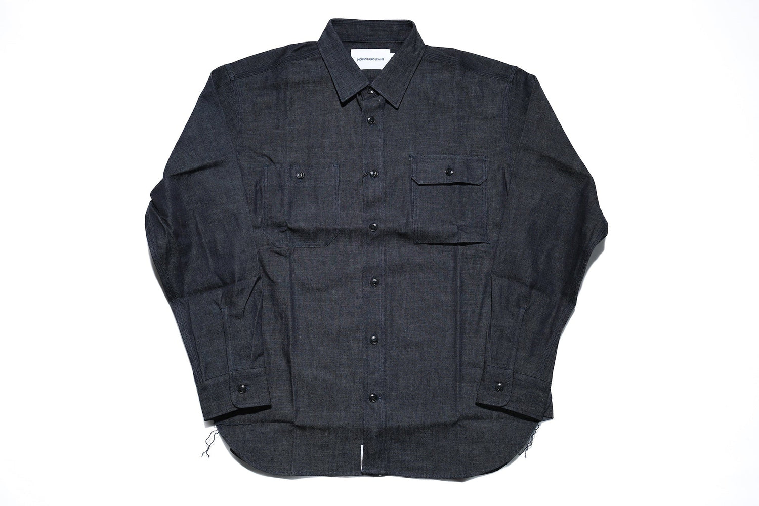 Momotaro 8oz “Tokuno Blue” Indigo Dyed Selvage Denim Workshirt