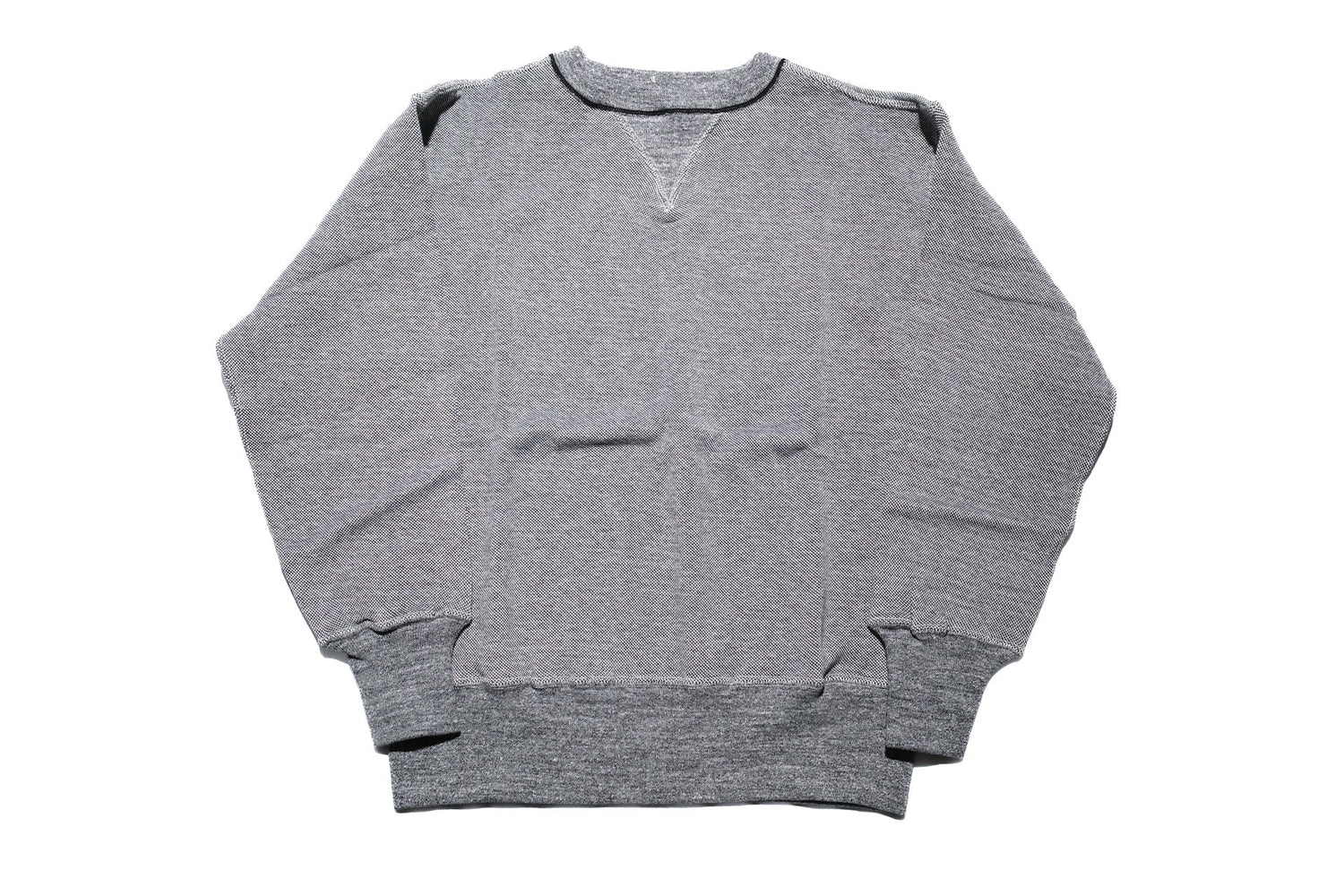 Warehouse Lot.493 11oz "Cotton Tweed" Loopwheeled Sweatshirt (Sumi Black)