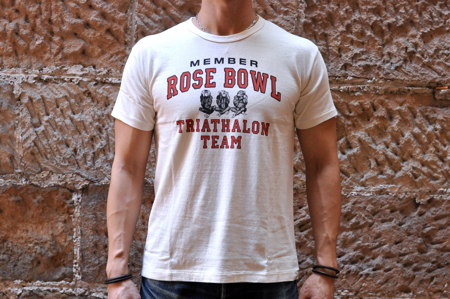 WAREHOUSE 'ROSE BOWL' TUBULAR TEE
