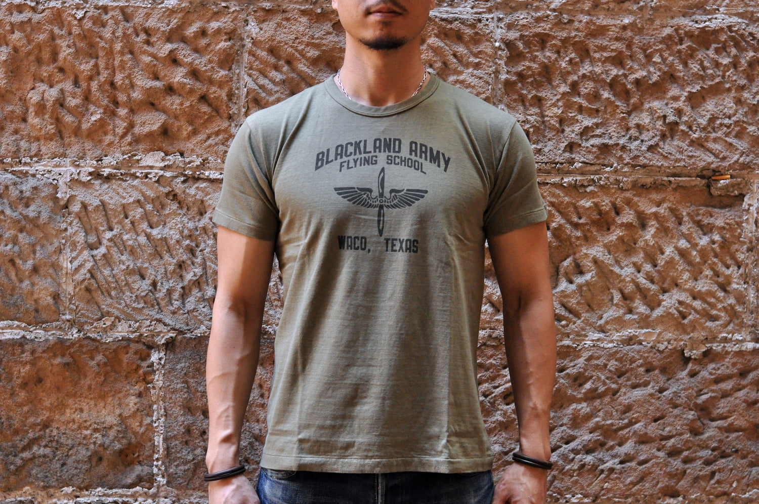 WAREHOUSE 'FLYING SCHOOL' TUBULAR TEE