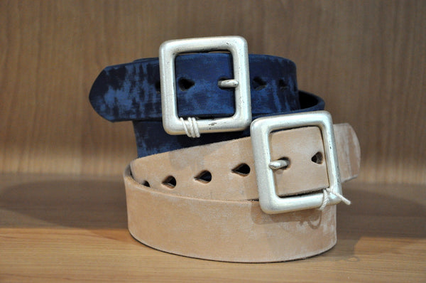 6211 - Wild Leather Garrison Belt - – FULLCOUNT