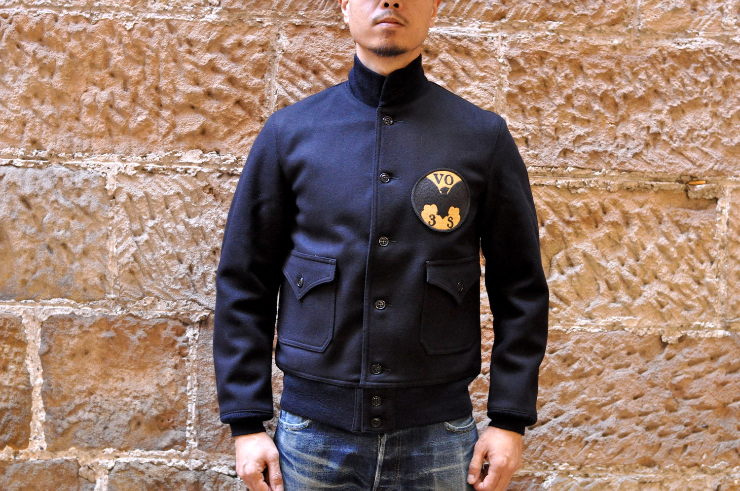 FREEWHEELERS "USN VO-3S" CIVILIAN A-1 WOOL JACKET (OVERSEAS EDITION)