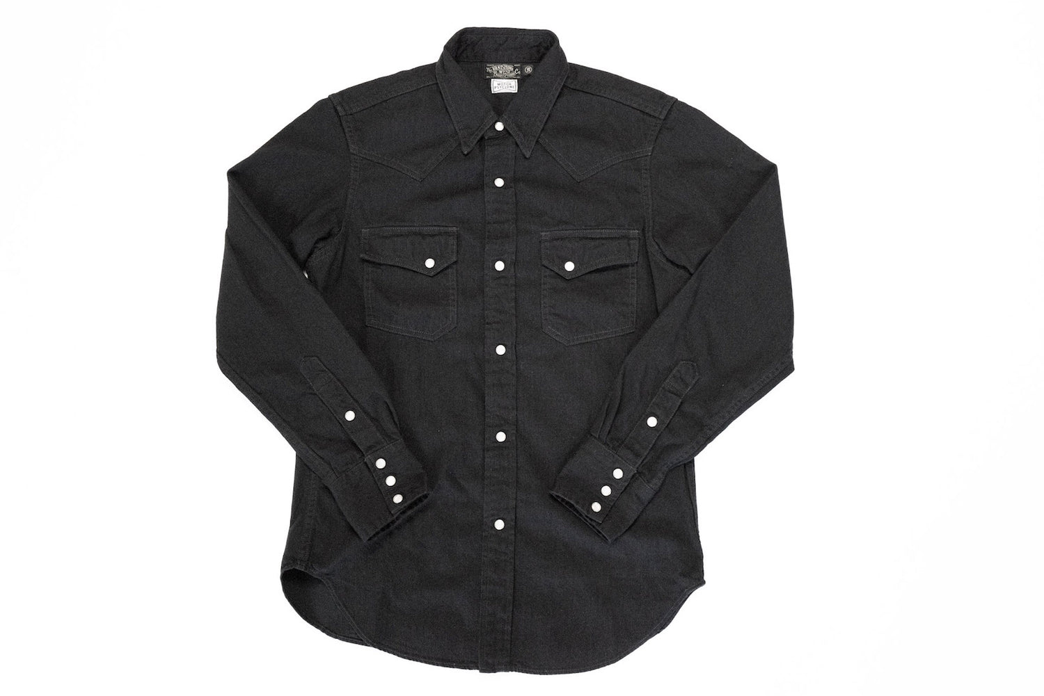 Freewheelers "Havoc" 8oz Denim Western Shirt (Black)