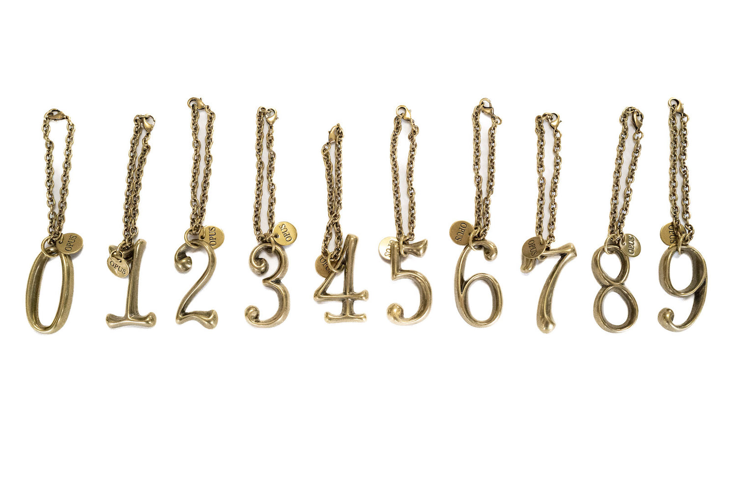 Inception by Accel Company "Numbers" Charm Chain