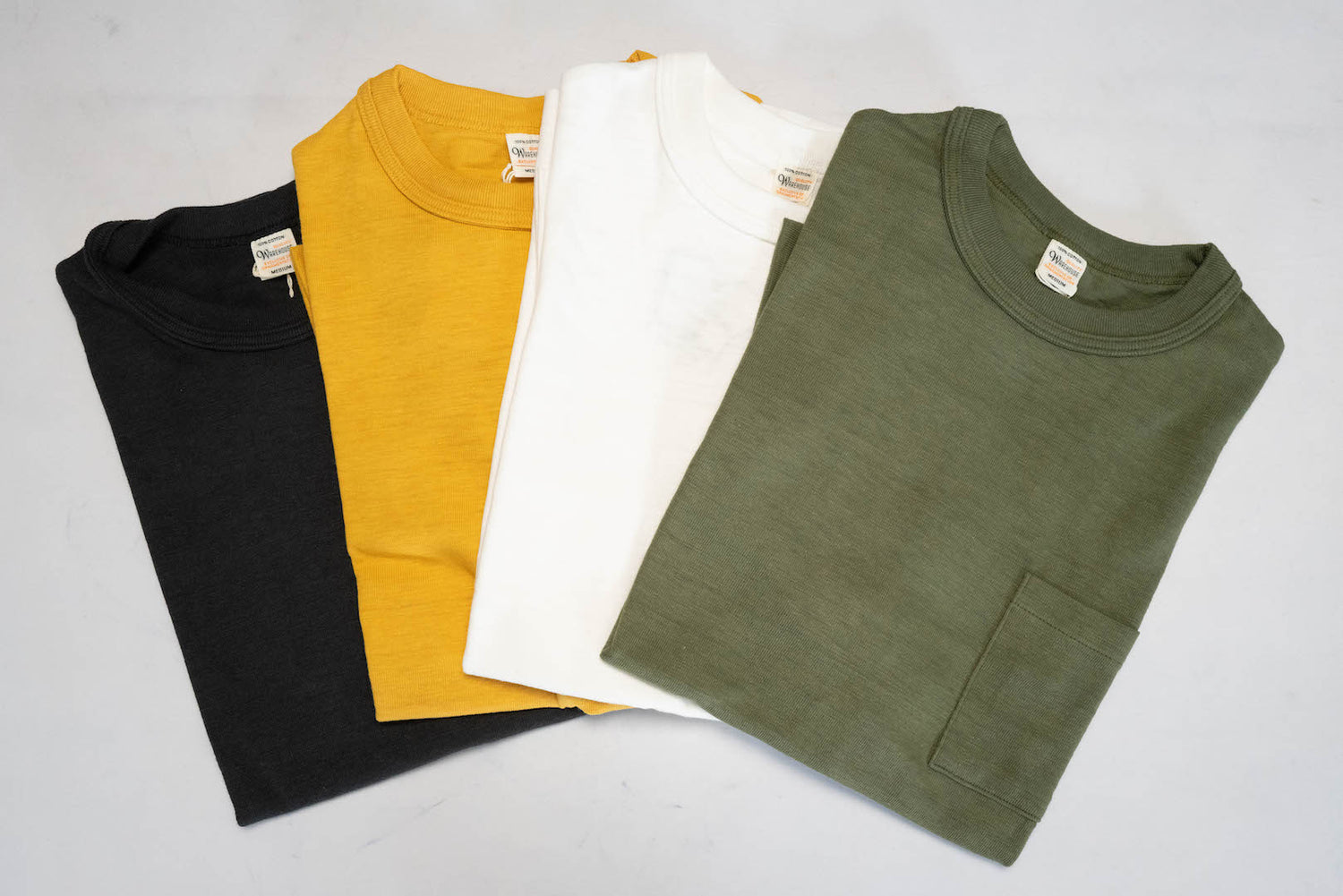 WAREHOUSE "BAMBOO TEXTURED" POCKET TEE
