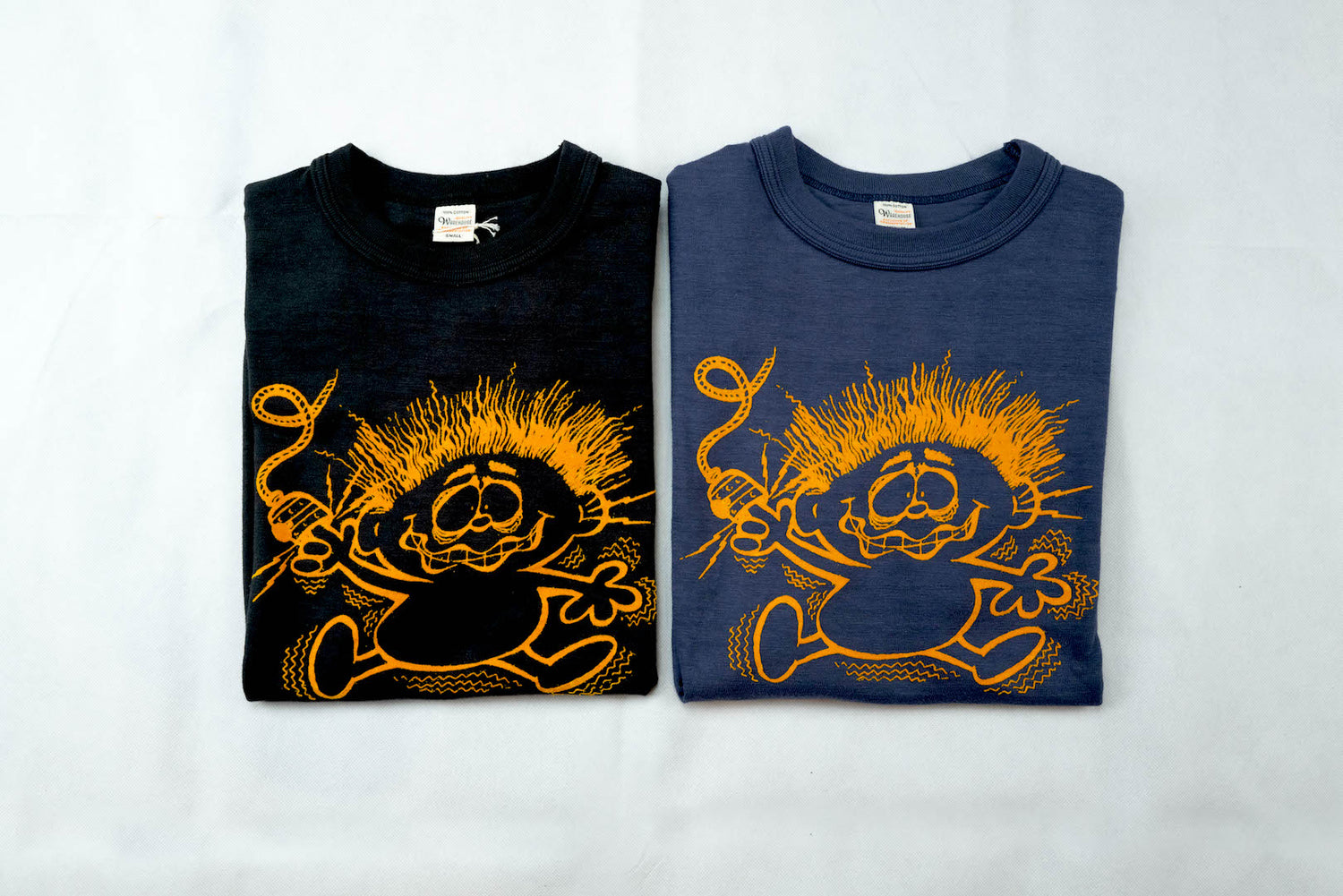 WAREHOUSE 5.5OZ 'TURN ME ON' LOOPWHEELED TEE