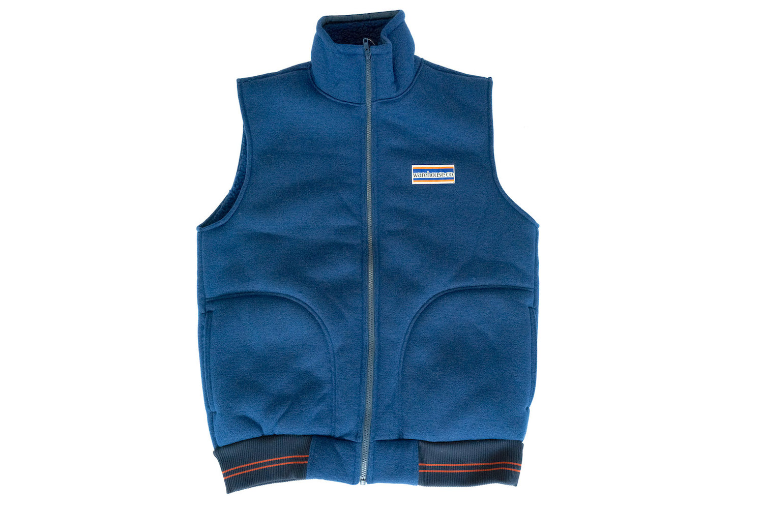 WAREHOUSE "CLASSICO" PILE VEST (NAVY)
