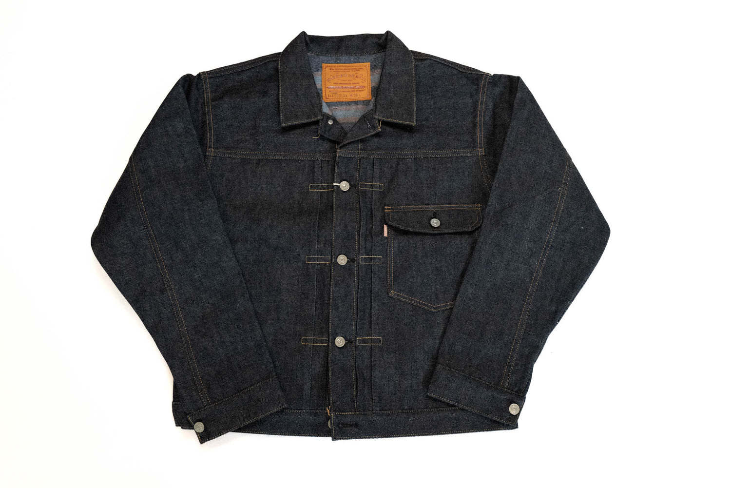 Warehouse 13.5oz Type 1 Denim Jacket With Blanket