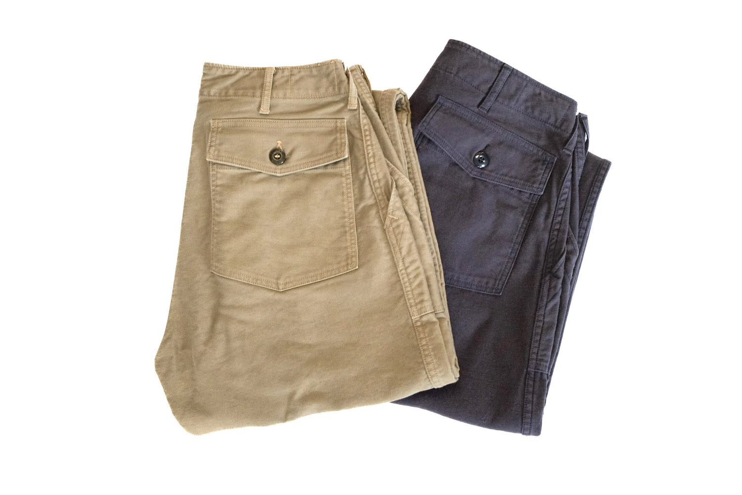 Freewheelers Back Satin "Military Utility Trousers"