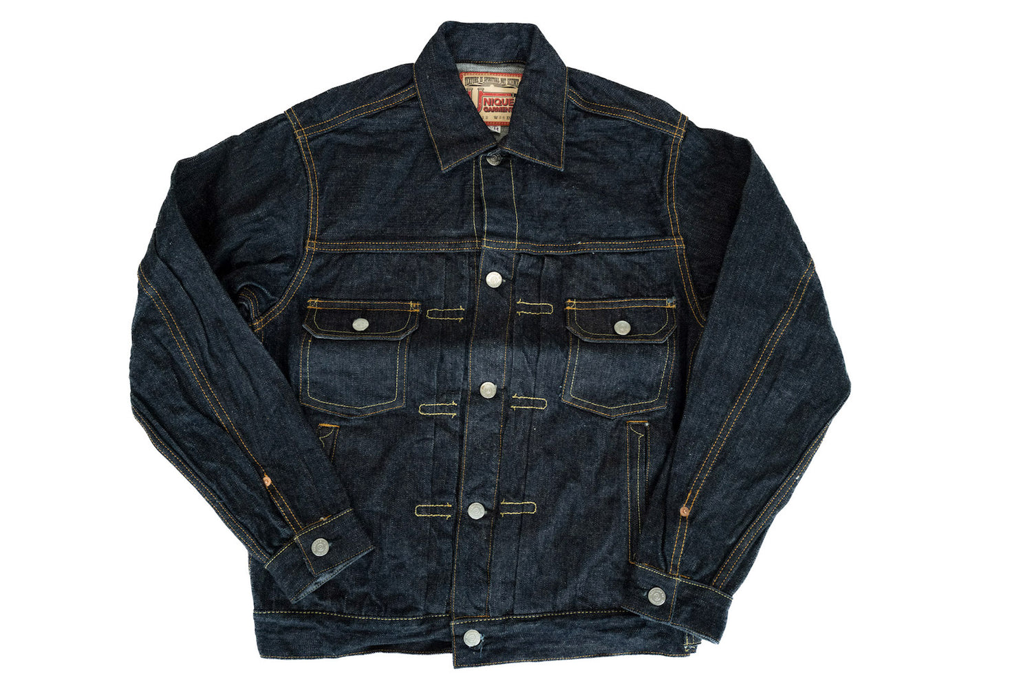 UNIQUE GARMENT 13.2OZ 'URBAN' TYPE 2 DENIM JACKET
