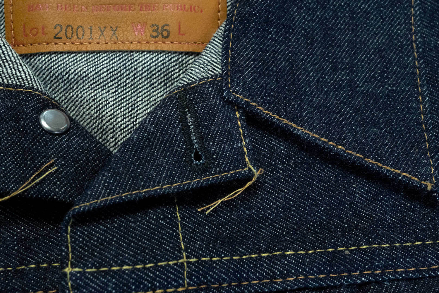 WAREHOUSE 2001XX 13.5OZ TYPE 1 DENIM JACKET