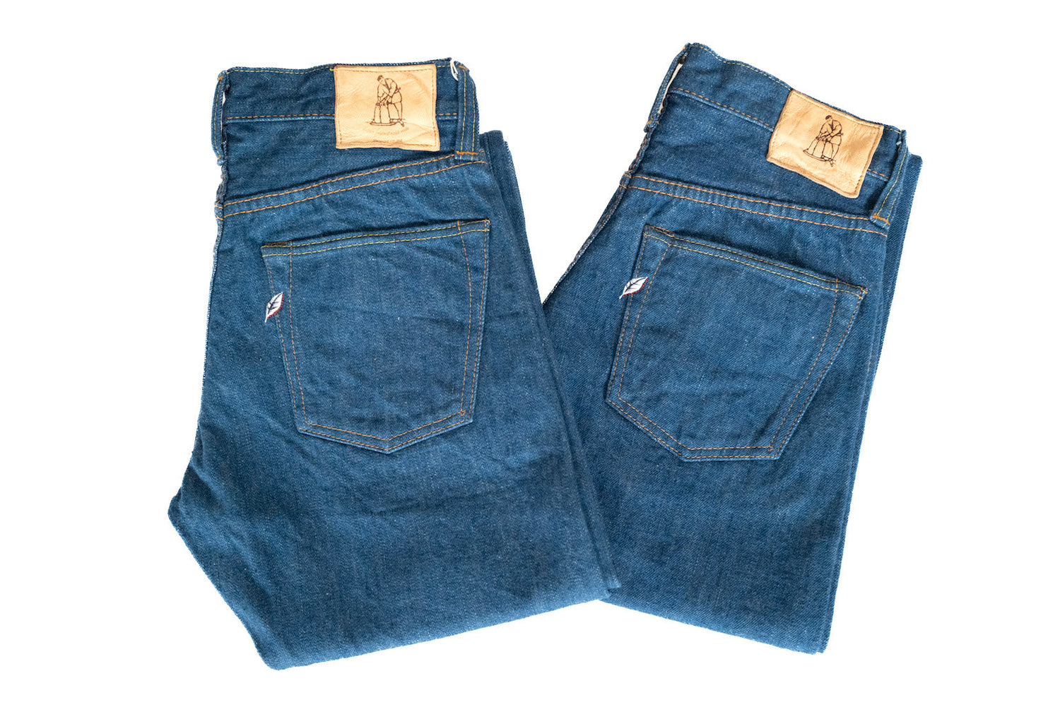 Pure Blue Japan 14oz GRE-019 'Greencast' Denim