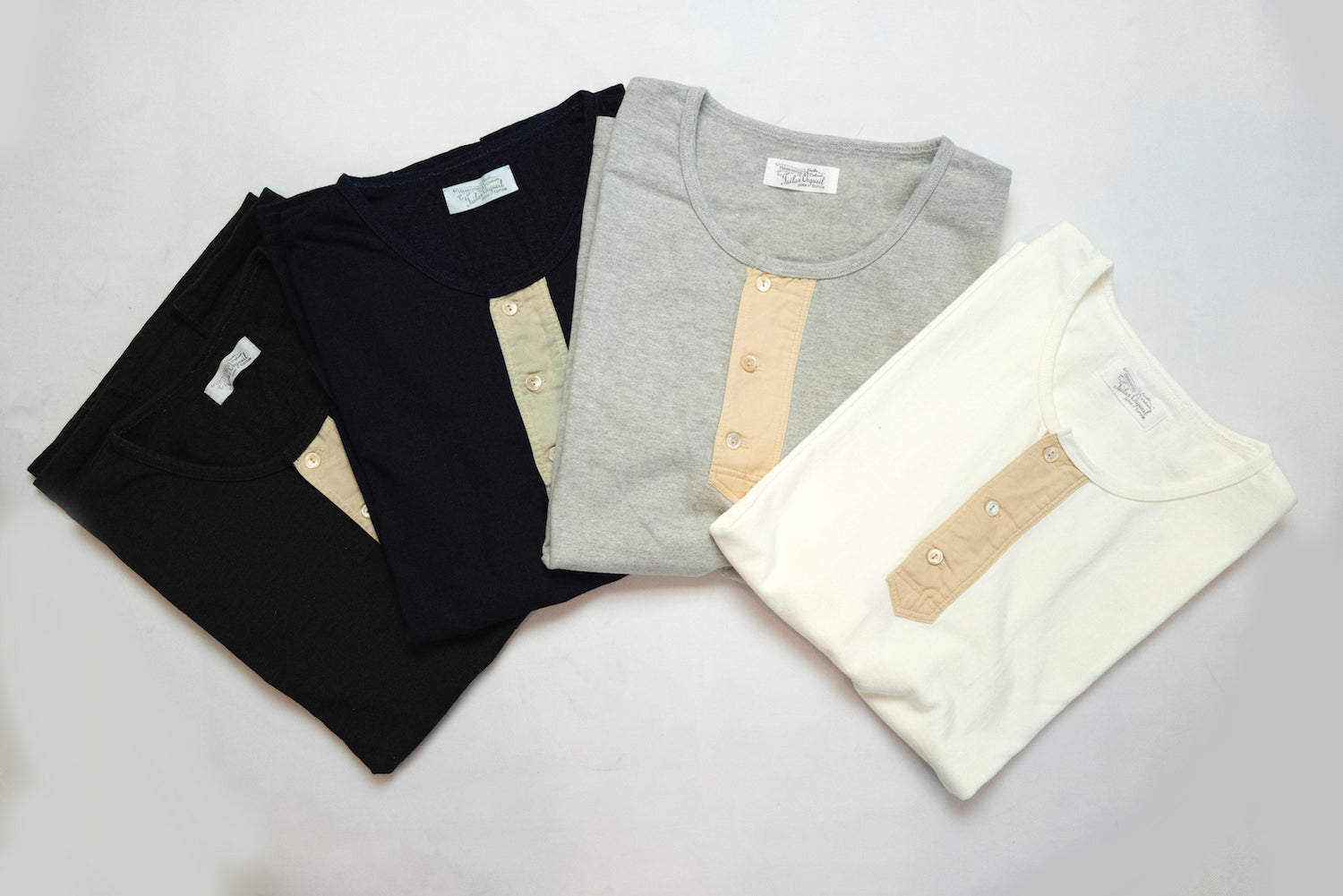 ORGUEIL 9OZ LOOPWHEELED HENLEY TEE