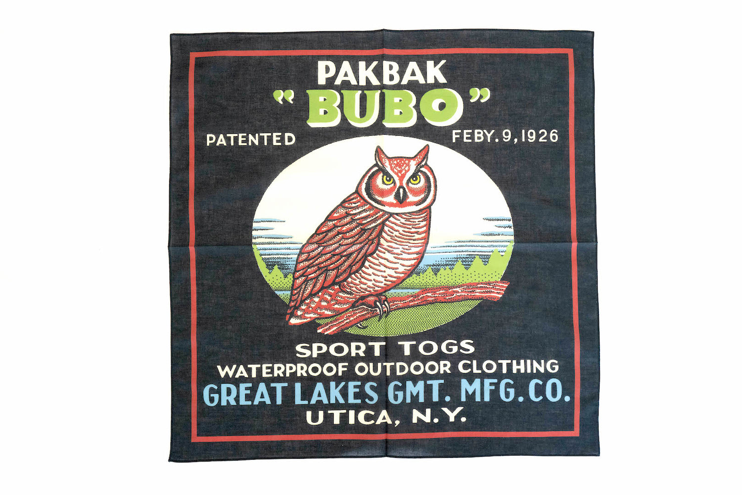 FREEWHEELERS "BUBO" BANDANA (BLACK)