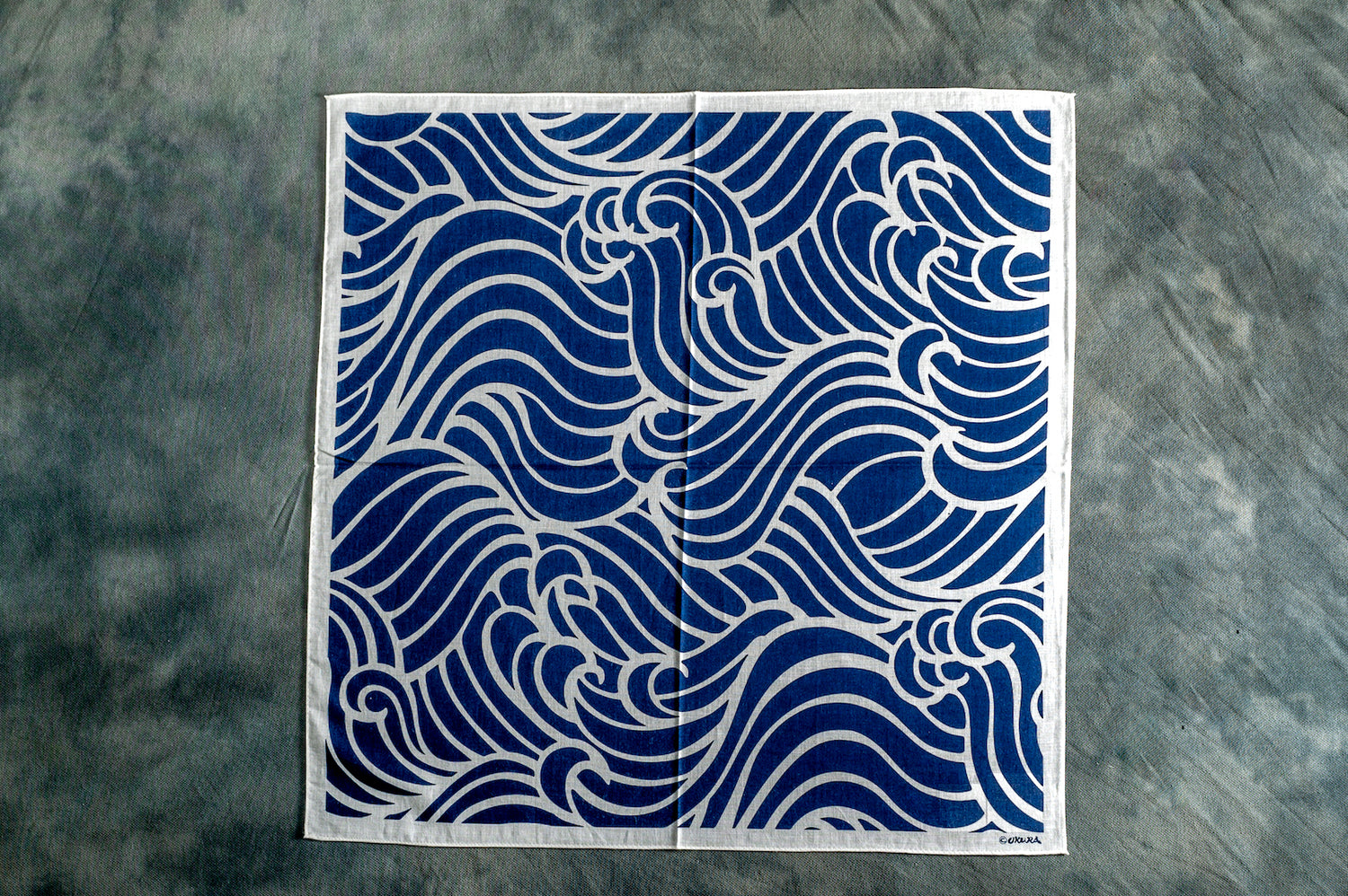 BLUE BLUE JAPAN ‘INDIGO WAVES’ BANDANA