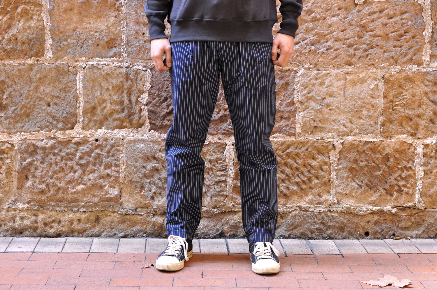 MOMOTARO 12OZ INDIGO WABASH EASY PANTS (RELAXED TAPERED FIT)
