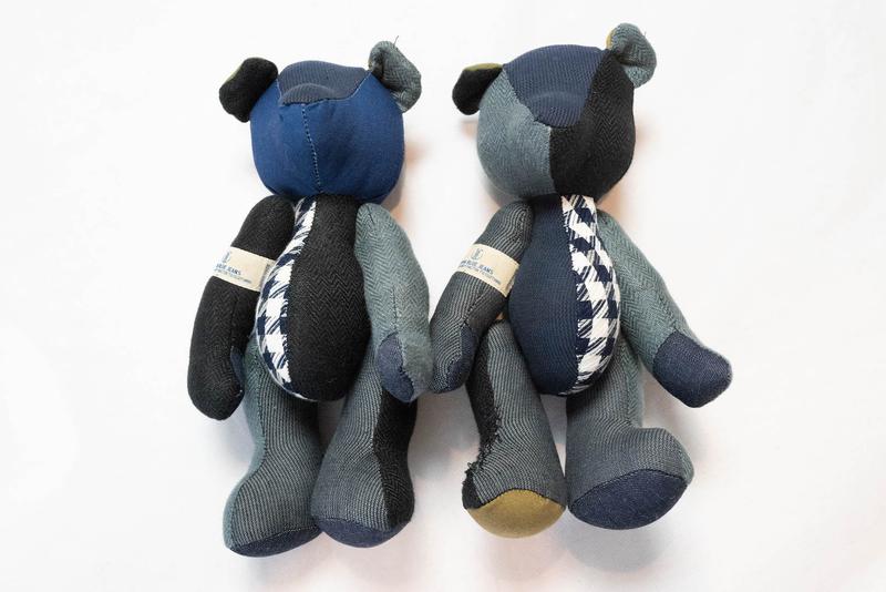 JAPAN BLUE INDIGO PATCHWORK DENIM BEAR