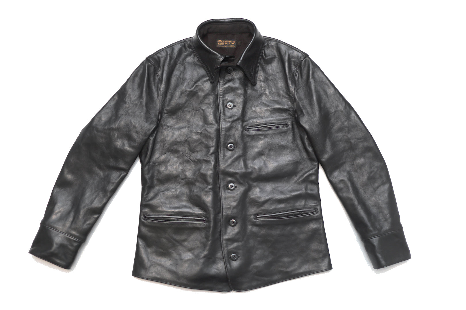 Freewheelers "Brakeman" Horsehide Jacket (Rude Black) (Lightly Used)