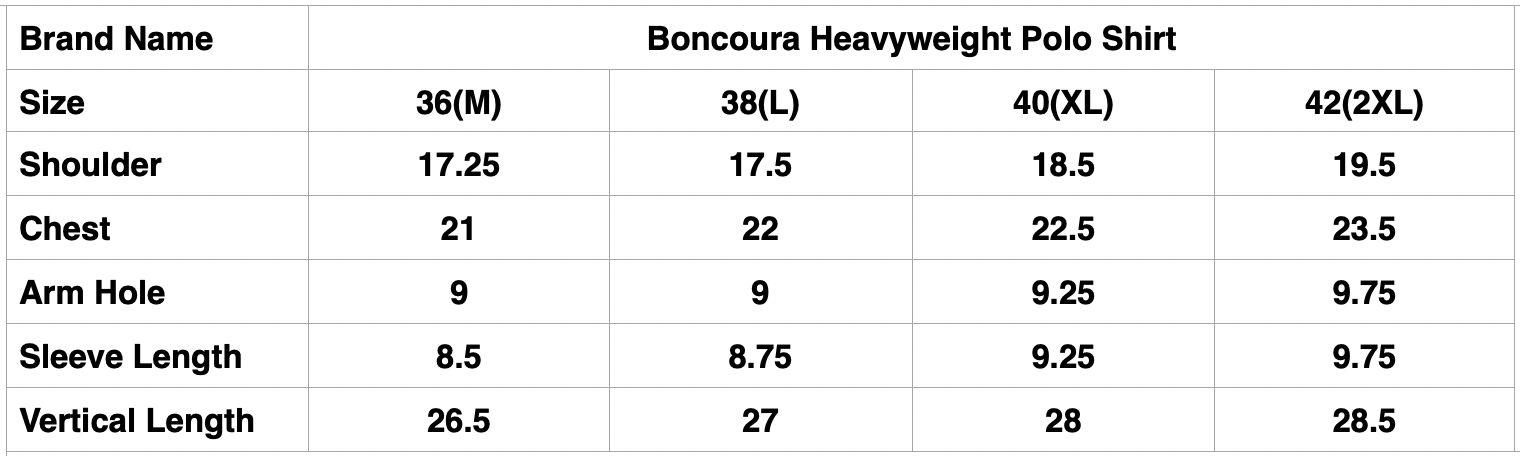 Boncoura Heavyweight Polo Shirt (Coyote)