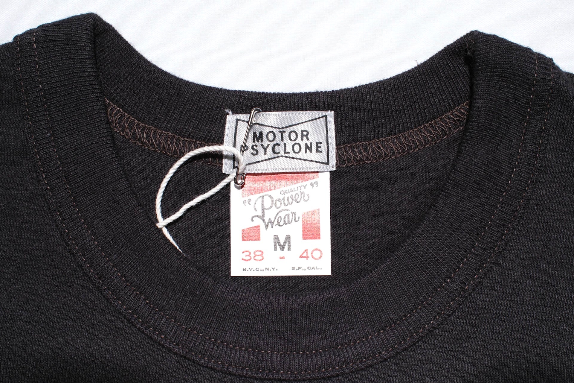 Freewheelers "Screaming Eagle" Loopwheeled Pocket Tee (Shady Black)