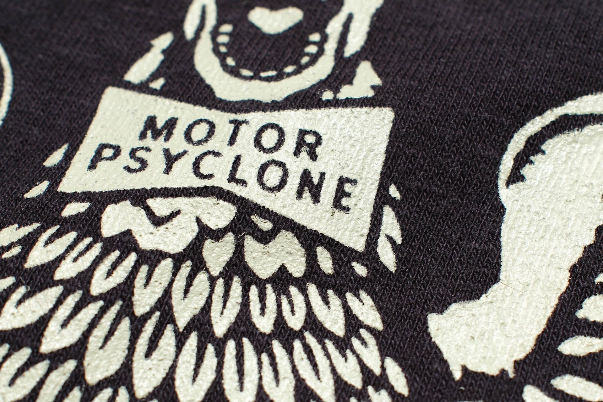 Freewheelers "Screaming Eagle" Loopwheeled Pocket Tee (Shady Black)