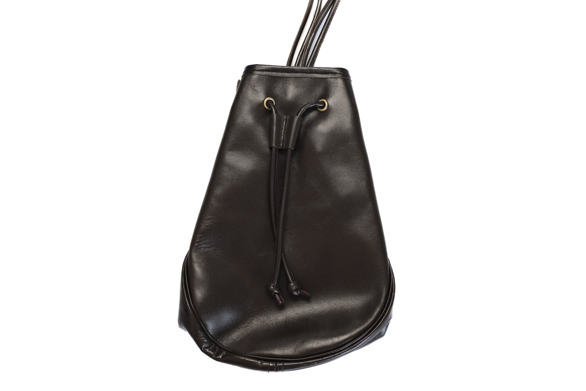 Inception by Accel Company Horsehide Pouch Bag (Brown Tea-core)