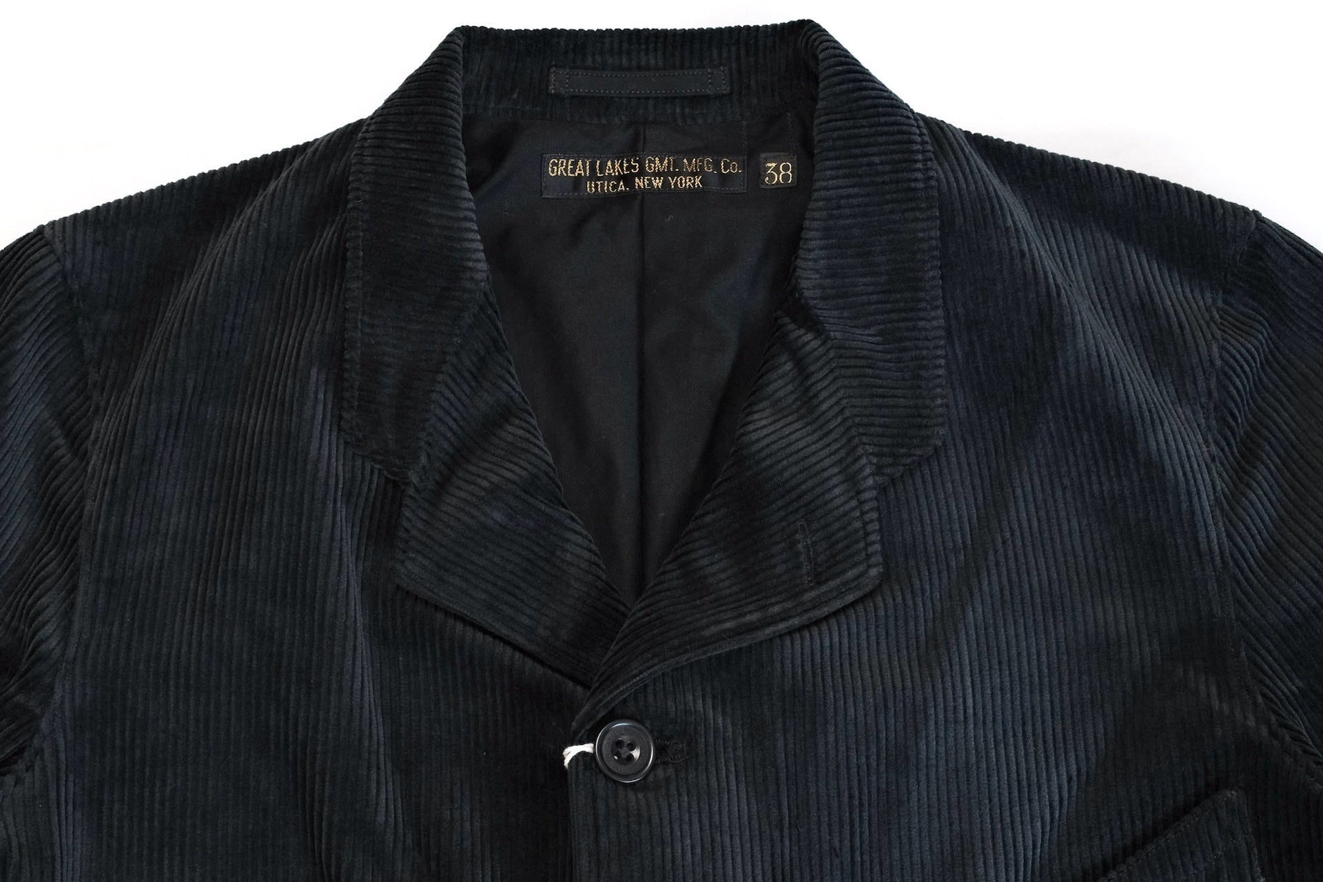 Freewheelers "Jackson" Corduroy Sack Coat (Black)