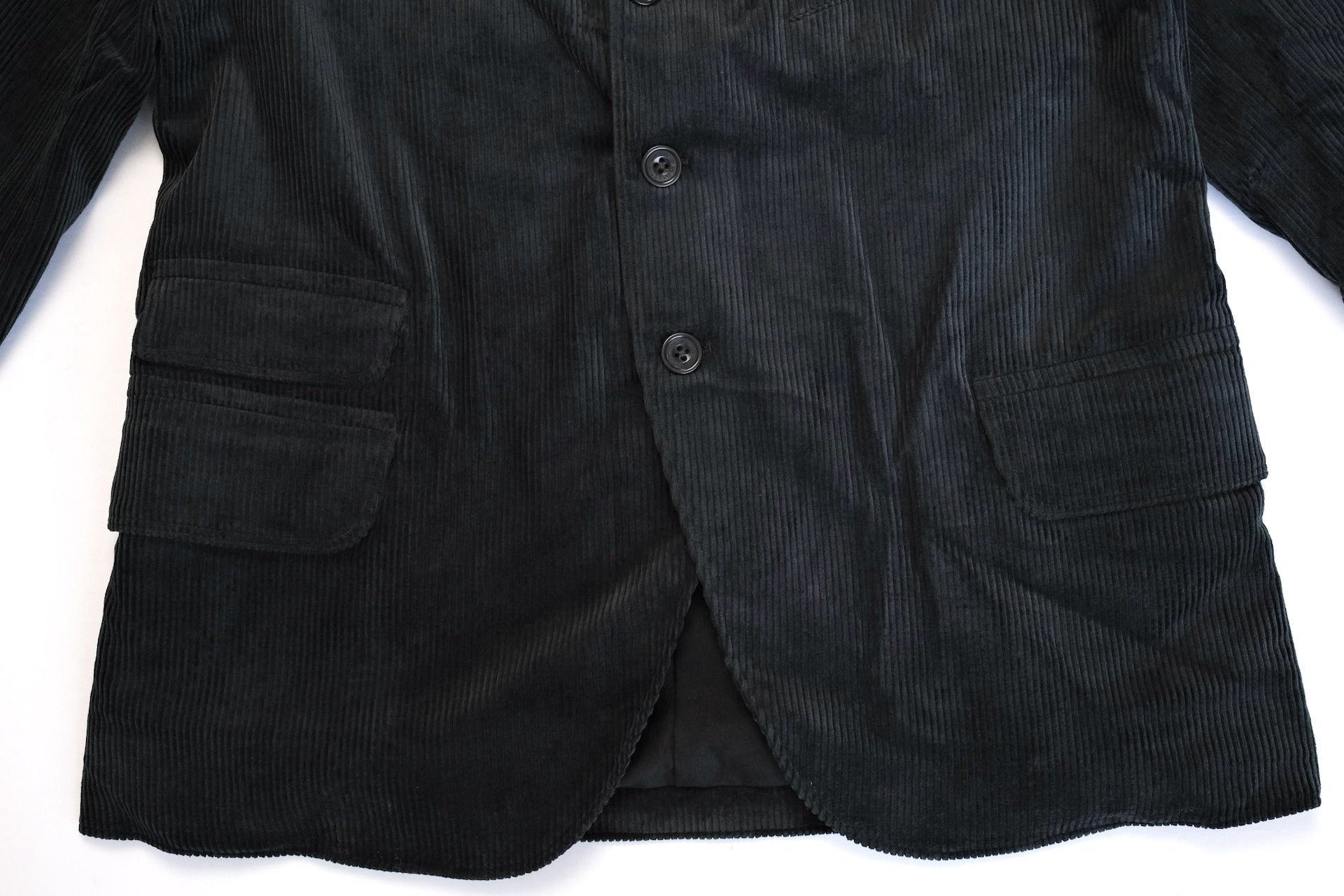 Freewheelers "Jackson" Corduroy Sack Coat (Black)