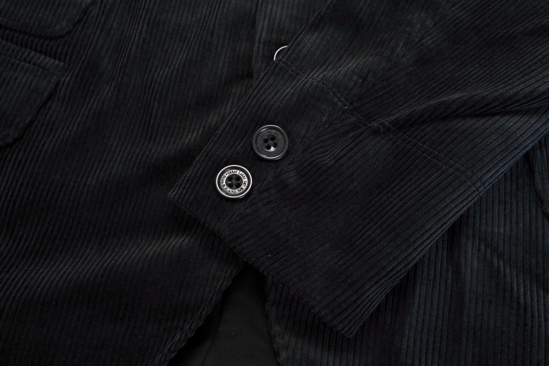 Freewheelers "Jackson" Corduroy Sack Coat (Black)