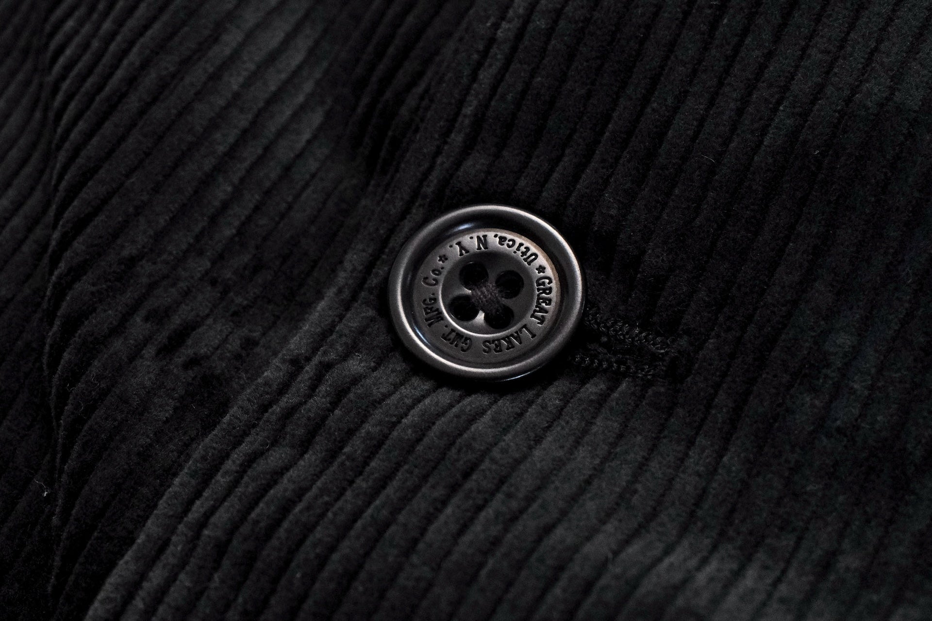 Freewheelers "Jackson" Corduroy Sack Coat (Black)