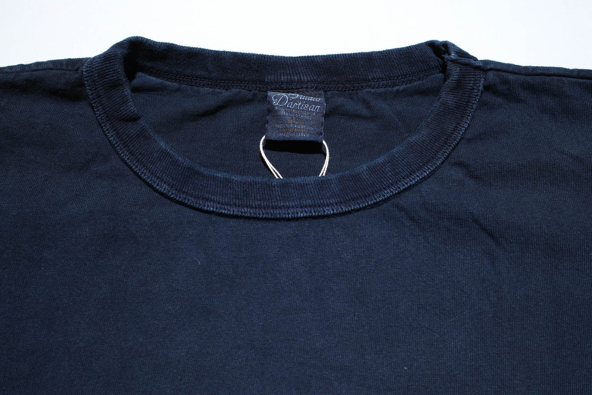 Studio D'Artisan 6oz "Denim Master" Natural Indigo Dyed Tee (Grand Indigo)
