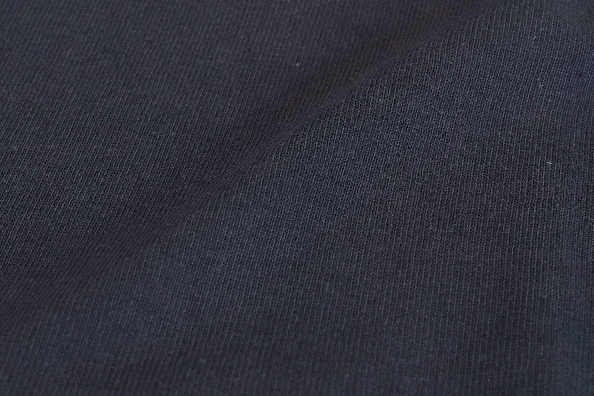 Denime X Warehouse 7oz "V-Inserted Crew Neck" Loopwheeled Tee (Navy)
