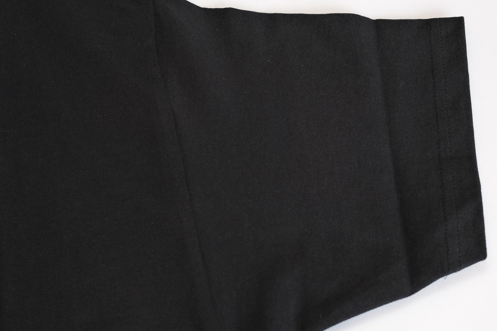Denime X Warehouse 7oz "V-Inserted Crew Neck" Loopwheeled Tee (Black)