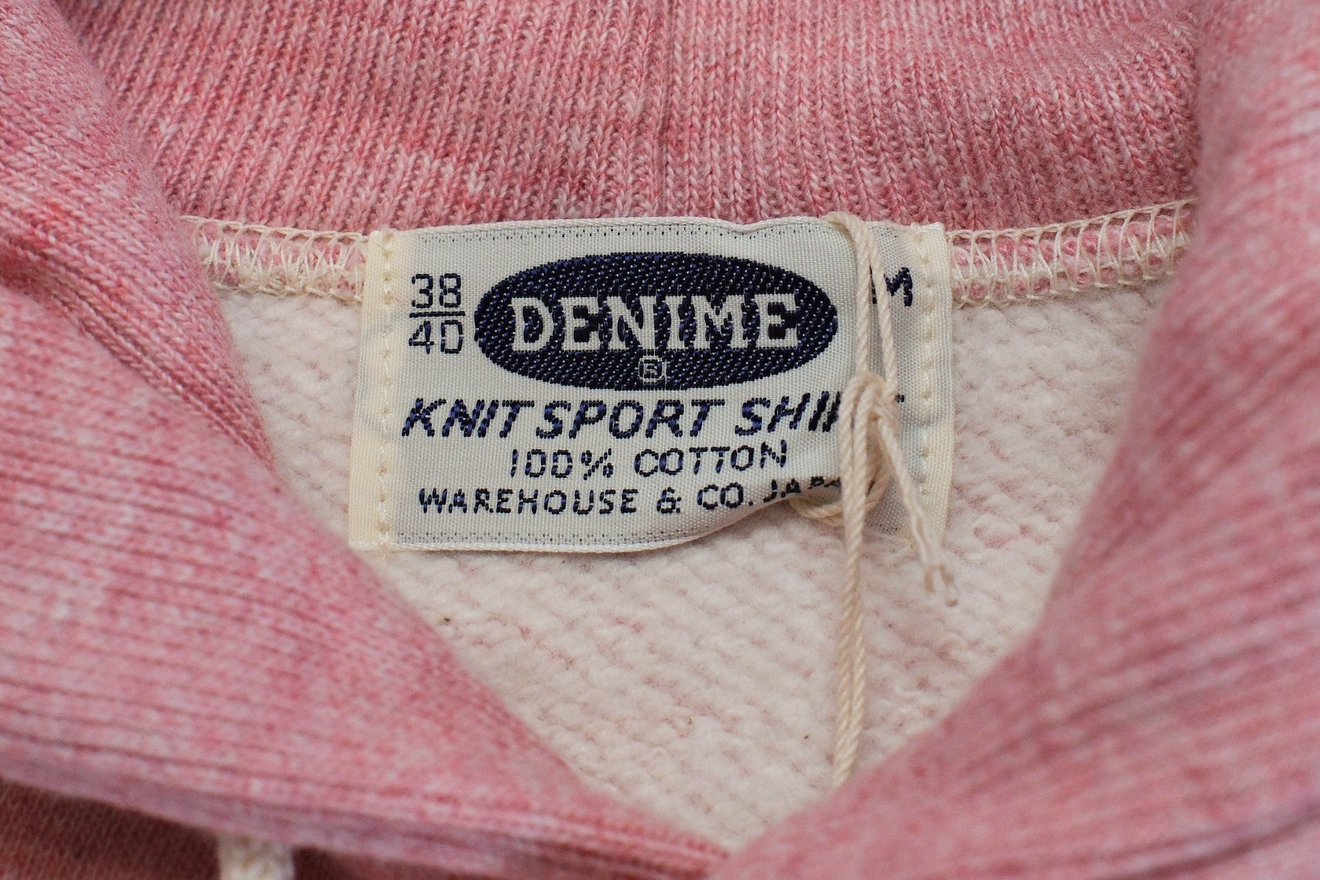 Denime X Warehouse Co. Lot.270 10oz Loopwheeled Pullover (Heather Red)