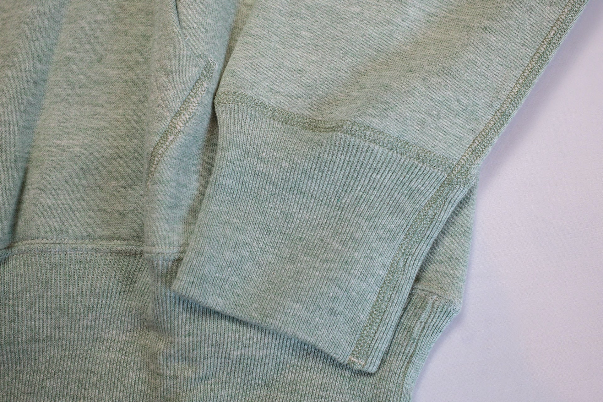 Denime X Warehouse Co. Lot.270 10oz Loopwheeled Pullover (Heather Green)