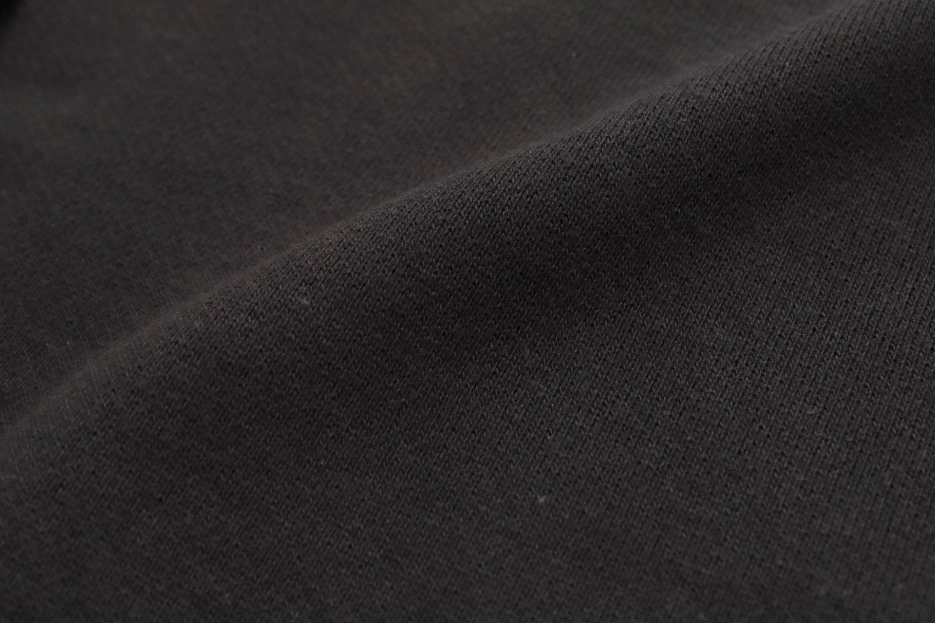Freewheelers 11oz Set-In Sleeve Loopwheeled "Pocket Sweatshirt" (Soot Black X Charcoal Black)