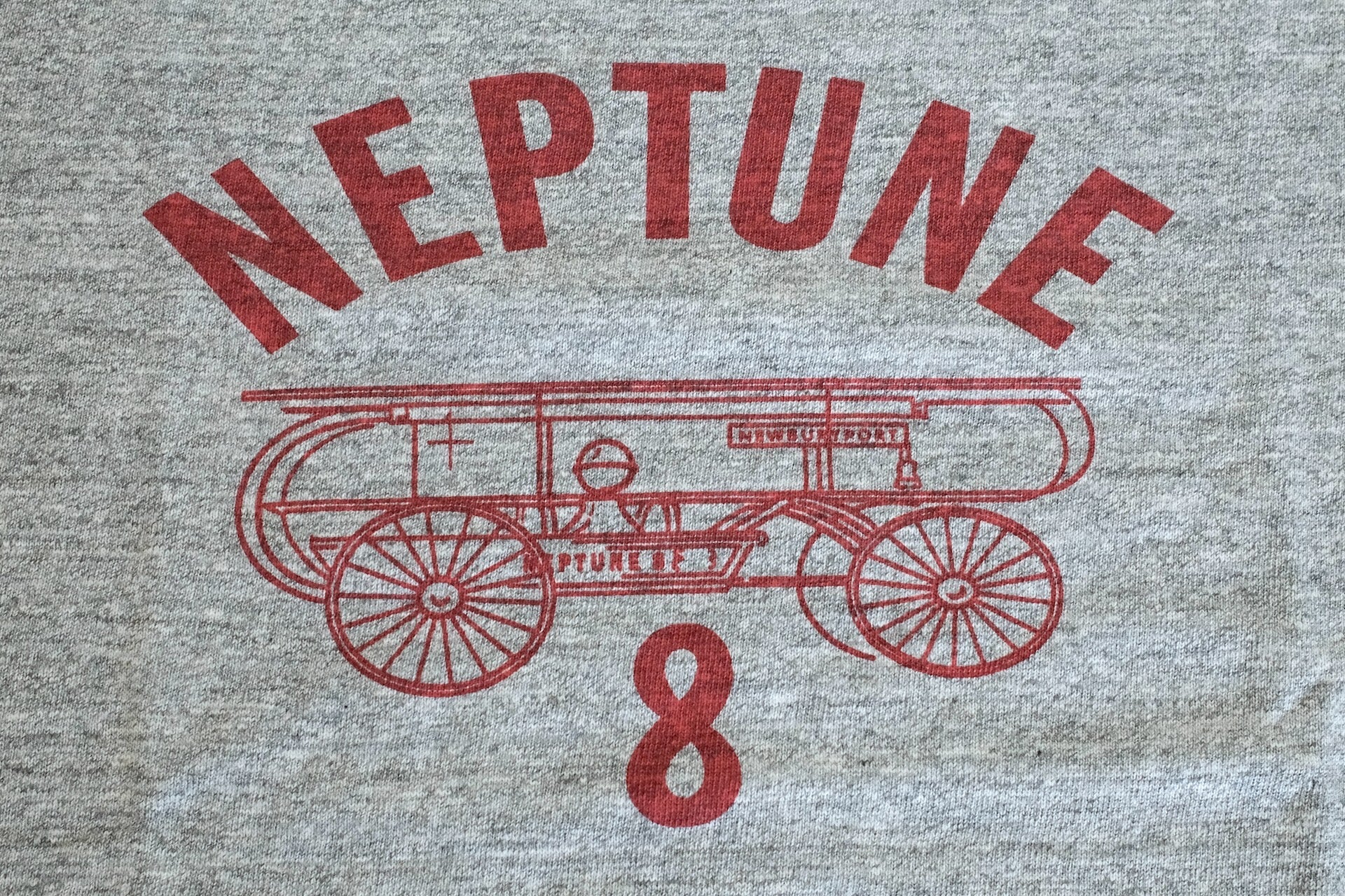 Warehouse "Neptune" 'Bamboo Textured' Tee (Heather Grey)
