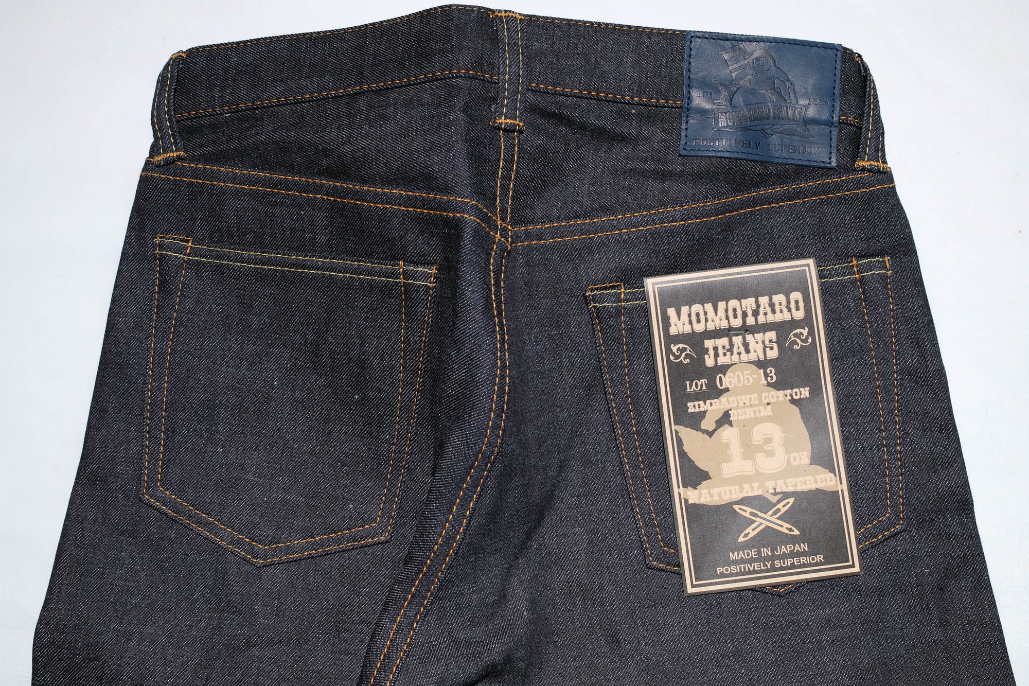 MOMOTARO JEANS 13oz 0605-13 Denim (Straight Tapered Fit)
