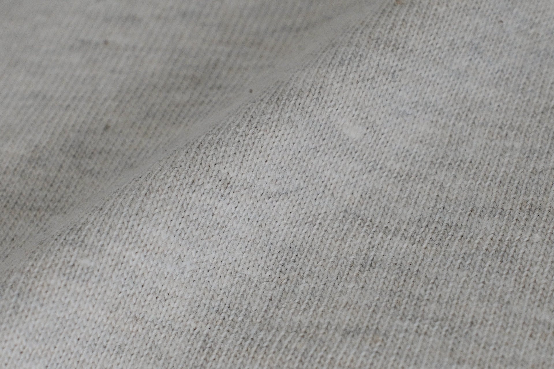 Warehouse 5.5oz "Bamboo Textured" L/S High Neck Tee (Oatmeal)