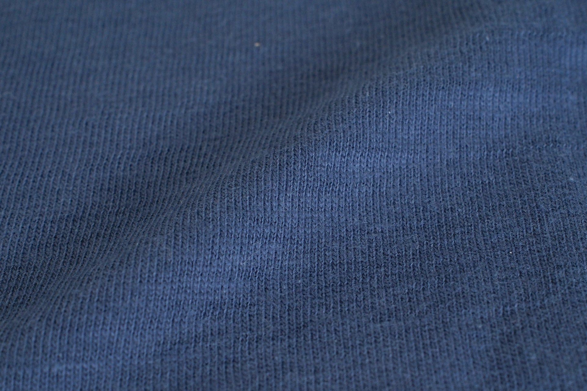 Warehouse 5.5oz "Bamboo Textured" L/S High Neck Tee (Navy)