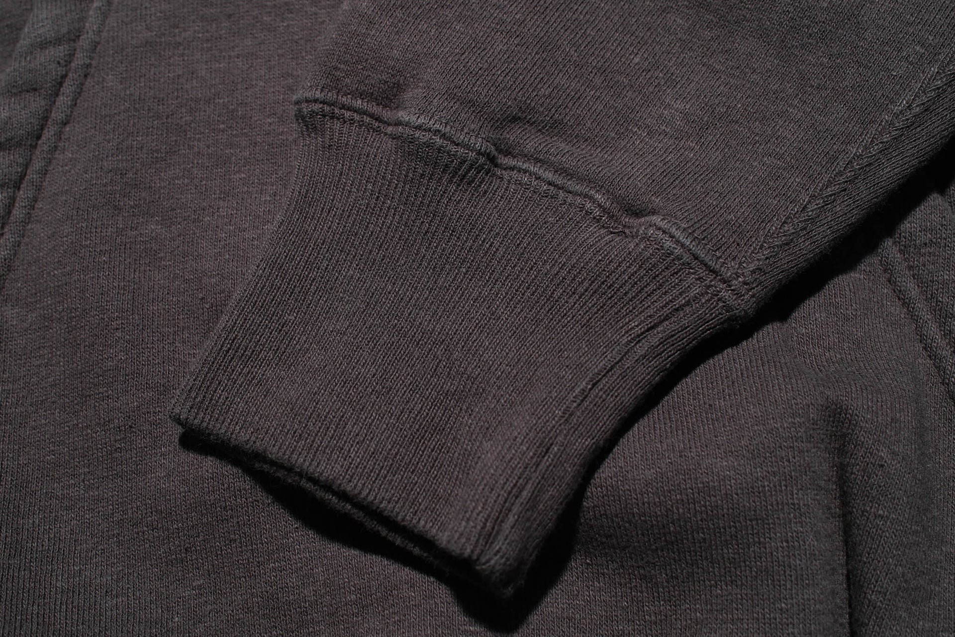 Dubble Works 11oz "Tsuri-ami" Loopwheeled Pull Over (Sumi Black)