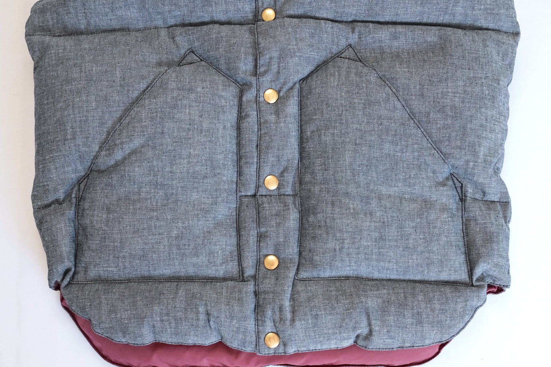 Warehouse X Rocky Mountain Indigo Chambray Down Vest